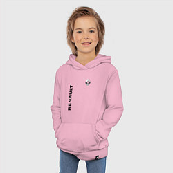 Толстовка детская хлопковая Renault Style, цвет: светло-розовый — фото 2