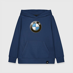 Толстовка детская хлопковая BMW, цвет: тёмно-синий