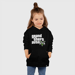 Толстовка детская хлопковая GTA Five, цвет: черный — фото 2