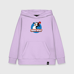 Толстовка детская хлопковая Chilly Willy, цвет: лаванда
