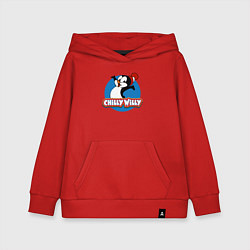 Толстовка детская хлопковая Chilly Willy, цвет: красный
