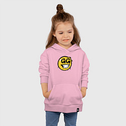 Толстовка детская хлопковая GG Smile, цвет: светло-розовый — фото 2