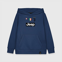 Толстовка детская хлопковая FC Juventus, цвет: тёмно-синий