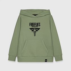 Толстовка детская хлопковая Fireflies: Look for the Light, цвет: авокадо