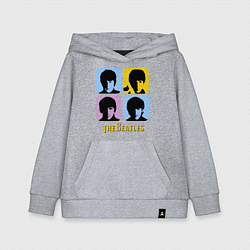 Толстовка детская хлопковая The Beatles: pop-art, цвет: меланж