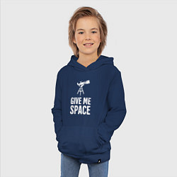 Толстовка детская хлопковая Give me Space, цвет: тёмно-синий — фото 2