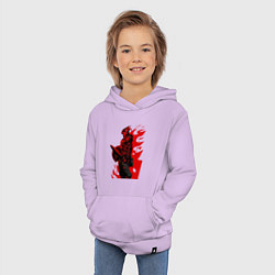 Толстовка детская хлопковая Убийца гоблинов, цвет: лаванда — фото 2