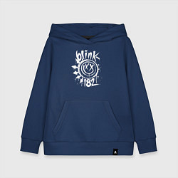 Толстовка детская хлопковая Blink-182: Smile, цвет: тёмно-синий
