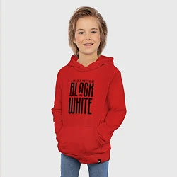 Толстовка детская хлопковая Juventus: Black & White, цвет: красный — фото 2