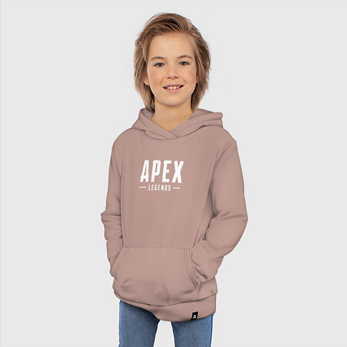 Детская толстовка-худи Apex Legends / Пыльно-розовый – фото 3
