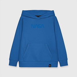 Толстовка детская хлопковая NASA, цвет: синий