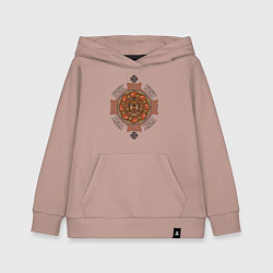 Толстовка детская хлопковая РУСИЧ, цвет: пыльно-розовый