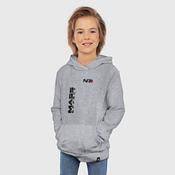 Толстовка детская хлопковая MASS EFFECT N7, цвет: меланж — фото 2
