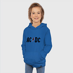 Толстовка детская хлопковая AC/DC, цвет: синий — фото 2