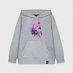 Толстовка детская хлопковая No Game No Life, цвет: меланж