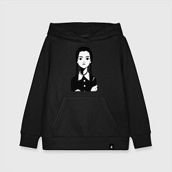 Детская толстовка-худи Wednesday Addams