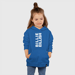 Толстовка детская хлопковая Billie Eilish, цвет: синий — фото 2