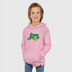 Толстовка детская хлопковая Green Arrow, цвет: светло-розовый — фото 2