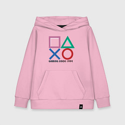 Толстовка детская хлопковая Консольщик, цвет: светло-розовый