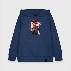 Толстовка детская хлопковая Джокер, цвет: тёмно-синий