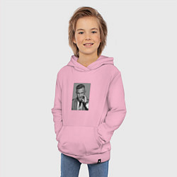 Толстовка детская хлопковая Conor McGregor, цвет: светло-розовый — фото 2