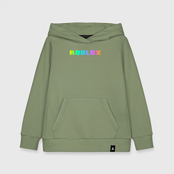 Толстовка детская хлопковая ROBLOX, цвет: авокадо