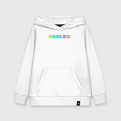 Толстовка детская хлопковая ROBLOX, цвет: белый