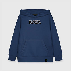 Толстовка детская хлопковая NASA, цвет: тёмно-синий