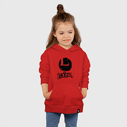 Толстовка детская хлопковая Louna, цвет: красный — фото 2