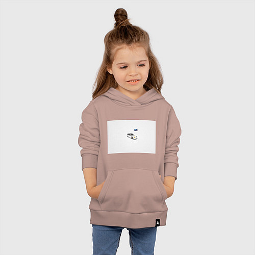 Детская толстовка-худи SUBARU / Пыльно-розовый – фото 4