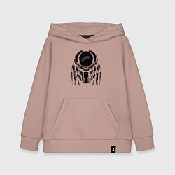Толстовка детская хлопковая PREDATOR, цвет: пыльно-розовый