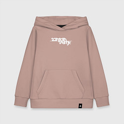 Толстовка детская хлопковая LINKIN PARK, цвет: пыльно-розовый