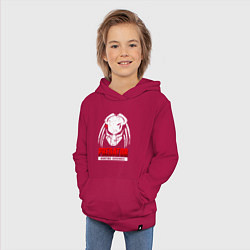 Толстовка детская хлопковая PREDATOR: HUNTING GROUNDS, цвет: маджента — фото 2