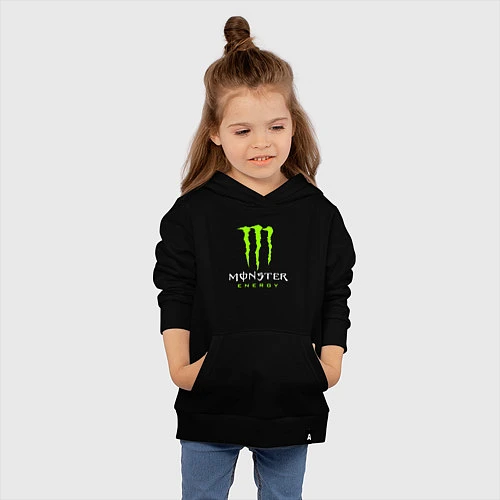 Детская толстовка-худи MONSTER ENERGY / Черный – фото 4