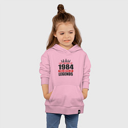 Толстовка детская хлопковая 1984 - рождение легенды, цвет: светло-розовый — фото 2