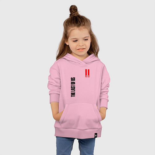 Детская толстовка-худи THE LAST OF US II / Светло-розовый – фото 4