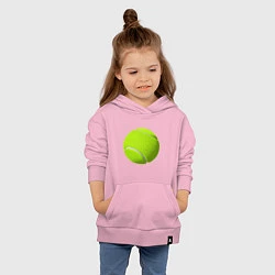 Толстовка детская хлопковая Теннис, цвет: светло-розовый — фото 2