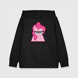 Толстовка детская хлопковая Pinky Pie hipster, цвет: черный