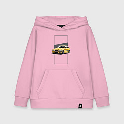 Толстовка детская хлопковая BMW E36, цвет: светло-розовый