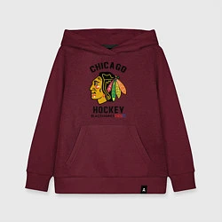 Детская толстовка-худи CHICAGO BLACKHAWKS NHL