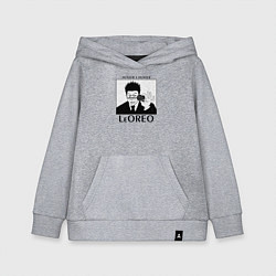 Толстовка детская хлопковая ЛеОРЕО HunterXHunter чб, цвет: меланж