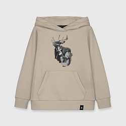 Толстовка детская хлопковая Hannibal, цвет: миндальный