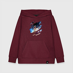 Толстовка детская хлопковая Dragon Ball, цвет: меланж-бордовый