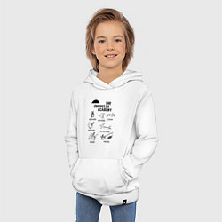 Толстовка детская хлопковая АК АМБРЕЛЛА АВТОГРАФЫ АКТЁРОВ, цвет: белый — фото 2