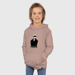 Толстовка детская хлопковая Jujutsu Kaisen - Satoru Gojou, цвет: пыльно-розовый — фото 2