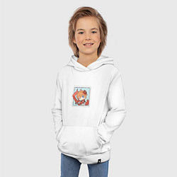 Толстовка детская хлопковая Тарталья, цвет: белый — фото 2