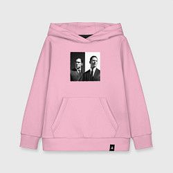 Толстовка детская хлопковая Tom hardy, цвет: светло-розовый