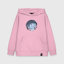 Толстовка детская хлопковая Легоси и Хару, цвет: светло-розовый
