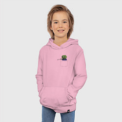 Толстовка детская хлопковая Pepe sniper, цвет: светло-розовый — фото 2