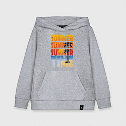 Толстовка детская хлопковая SUMMER TIME, цвет: меланж
